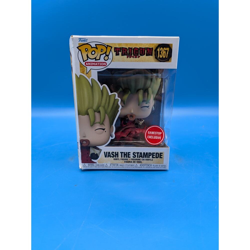 Funko Pop Animation Trigun Vash the Stampede #1367 GameStop Exclusive